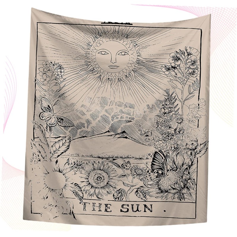 CORHAD Living Room Decor Pink Home Decor Tapestry Wall Hanging