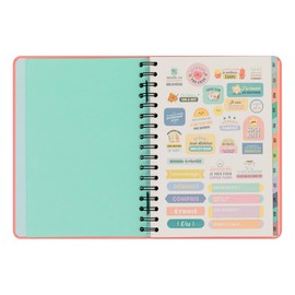 Mr.Wonderful Wonder 2024 Week to View Diary Pink – You Will Ensure 22.1 x 2.1 x 15.6 cm