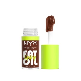 NYX Professional Makeup, Fat Oil Lip Drip Gloss, Tono: Livin The Cream. Brillo labial efecto jugoso, hidrata hasta por 12hrs, sensación no pegajosa, con infusión de aceite de frambuesa, fórmula vegana
