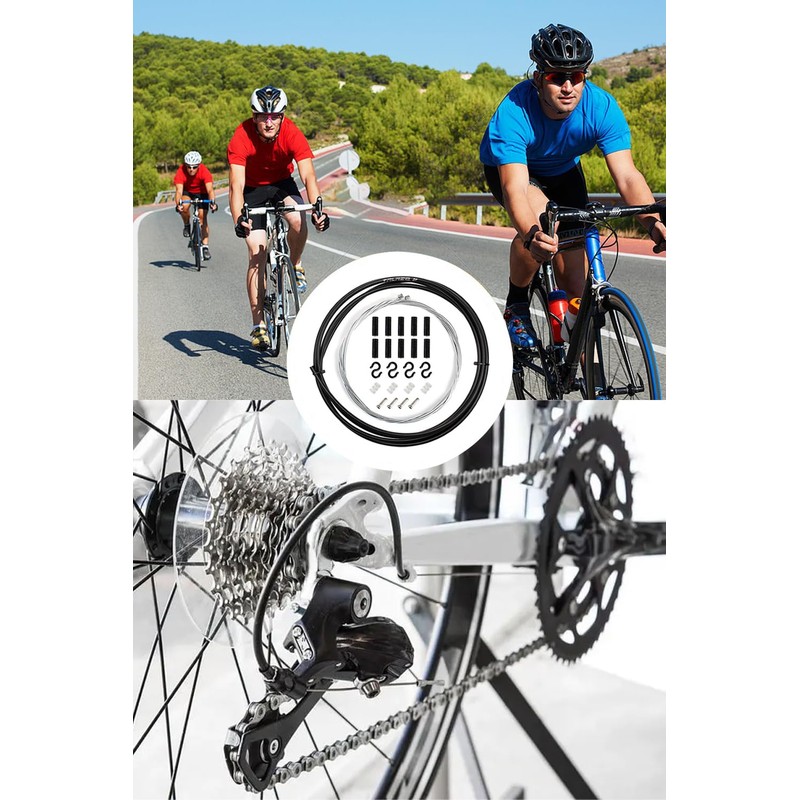 (High Durability) Bicycle Shift Wire Set: Outer Cable 0.8 ft