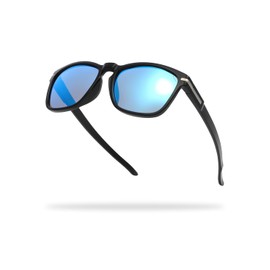 TORINOX Sunglasses, Men's Driving Sunglasses, Polarized Sunglasses, Ultra Lightweight, UV400, Fishing, Sports, ICYBLUE & BLACK