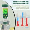 Homcoice PH Meter 5 in 1, PH EC TDS Salinity