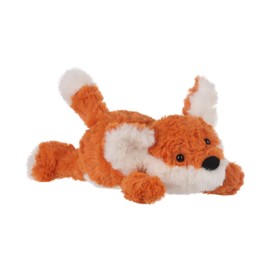 Apricot Lamb Lying Fox Plush Toys for Children, Soft Cute Cuddly Toy for Baby Girls and Boys, Fluffy Lying Fox Orange 33 cm