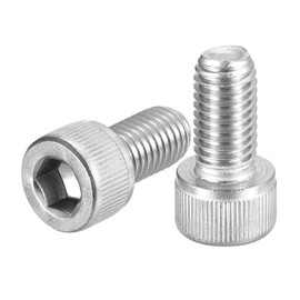 QUARKZMAN Pack of 10 M10-1.5 x 20 Hex Socket Cap Screws 304 Stainless Steel Hex Socket Cap Screw for Road Bike Mountain Bike Car Motorcycle