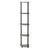 Furinno Furinno Turn-N-Tube 5 Tier Corner Display Rack Multipurpose Shelving
