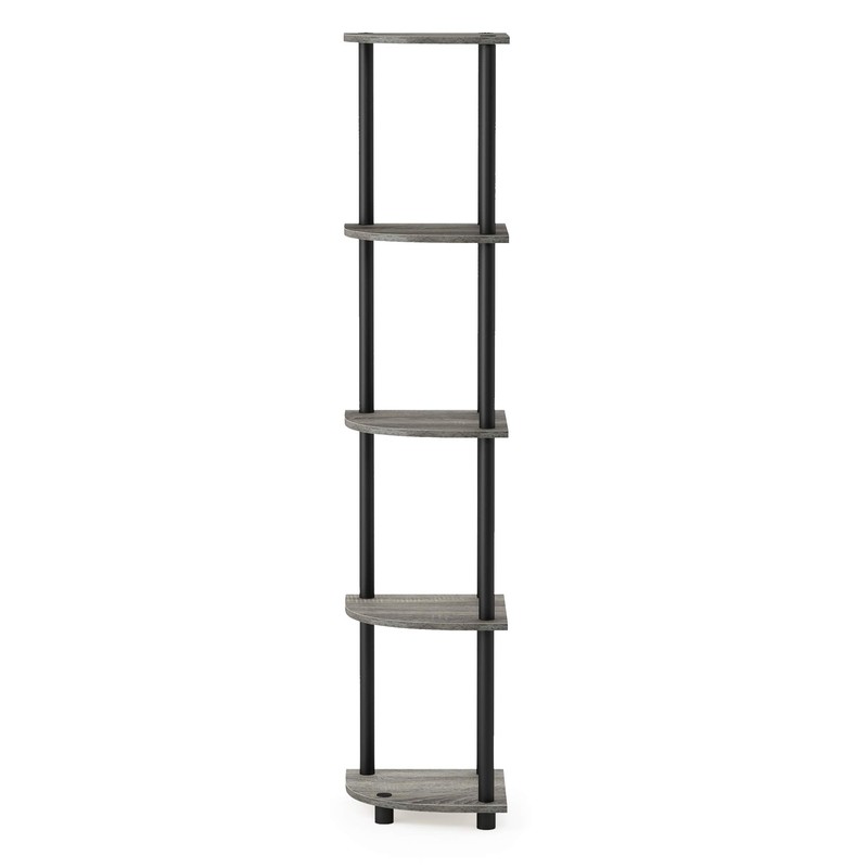 Furinno Furinno Turn-N-Tube 5 Tier Corner Display Rack Multipurpose Shelving
