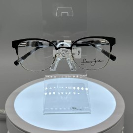 Sean John Eyeglasses Frames, SJLO6014 001, 54-21-145, Black/Silver New