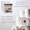 YAY NOVELTY 12 Pack German Swedish DishCloths, Paper Towels Alternative