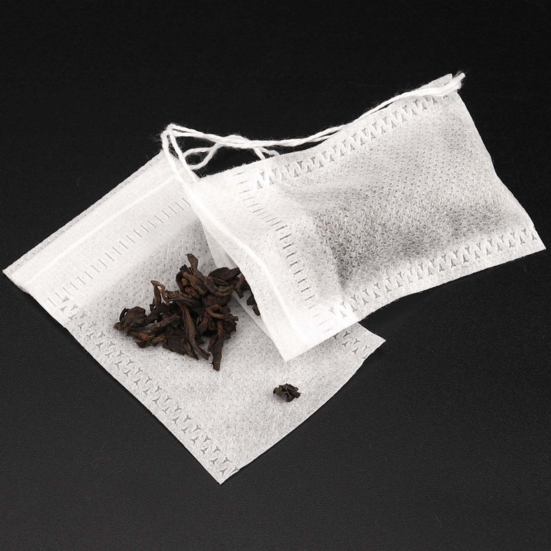 PINGEUI 700 Pcs Tea Bags Empty, Disposable Mesh Tea Filter