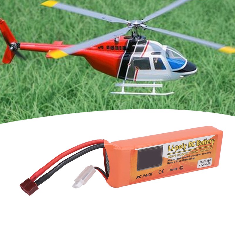 4200mAh Lithium Battery 11.1V 45C High Capacity Rechargeable Lipo Battery