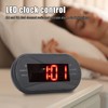 Digital Alarm Clock Bedroom Large Display AM FM Radio LED