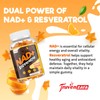 NAD+ Resveratrol Gummies 1310mg, High Absorption Formula with TMG, Hydrolysed