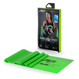PTP Unisex - Adult Medi Fitness Bands, Green, 150 x 15 cm