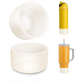 2 PCS Glitter Silicone Boot for Owala Water Bottle 24 oz, Anti-Slip Protective Sleeve for FreeSip/Twist/Flip Stainless Steel Water Bottles Accessories