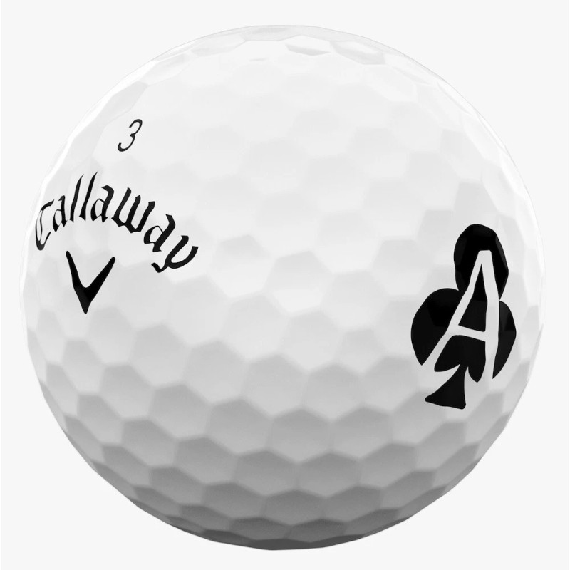 New Callaway Supersoft Aces Golf Balls [12-Ball] 1-Dozen White