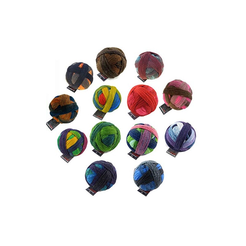 Schoppel Zauberball 100 Colour 1701 Parrot Merino Wool with Colour