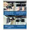 JOYTUTUS Rear View Mirror, Universal 11.81 Inch Panoramic Rearview Accessories