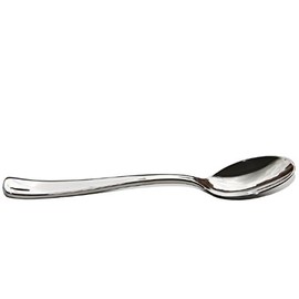 First Impressions Premium Heavy Weight Plastic Silver Spoons