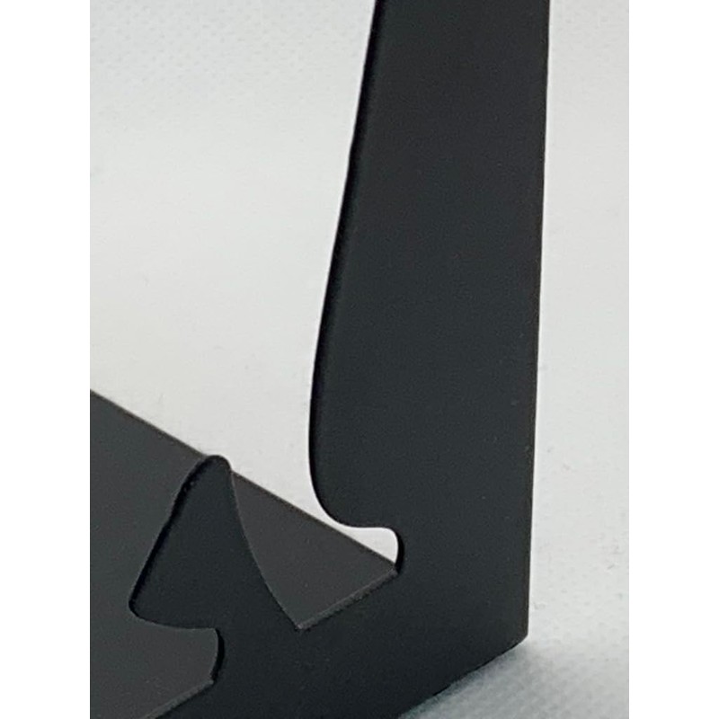 Kaenarie Bookends Iron Cutlery Cat Design Book Stand (Cat)