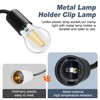 E26/E27 Clip-On Bulb Holder With 7.2Ft Switch Cable - Flexible