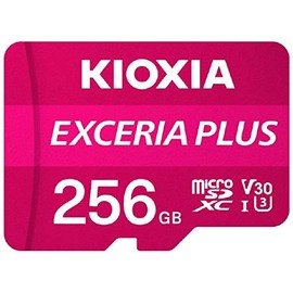 KIOXIA 256GB Class 10 UHS Speed Class 3 MicroSD Memory Card EXCERIA PLUS KMUH-A256G