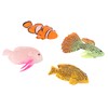 4PCS Aquarium Fish Tank Luminous Silicone Artificial Fake Fish Landscape
