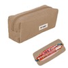 YALiya Corduroy Fabric Pencil Case Portable Storage Bag Pencil Case