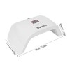 Secador de uñas LED UV, protección contra sobretemperatura, secado rápido,