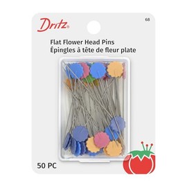 Dritz 68 Pines de Cabeza Plana, Flor, 5 cm (50 Unidades)