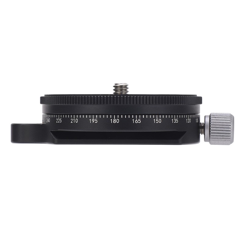 Camera Panoramic Panning Base with Level 60MM Aluminum Alloy CNC