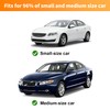 Car Rear Side Window Shadows for Small,Medium Car Only, 2