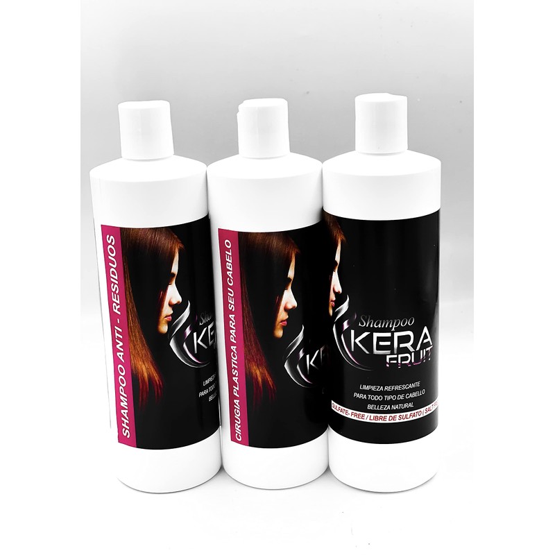 Cirugia Capilar Kera fruit 16 OZ Tratamiento Capilar de 3