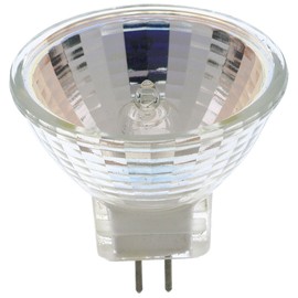 Satco S3152 20 Watt MR11 Halogen GZ4 Base 12 Volt Clear SP 12 Beam Pattern Light Bulb, No Lens