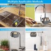 Sponge Holder for Kitchen Sink, Silicone Sink Saddle Caddy Organizer
