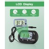 Zacro Termómetro digital LCD para acuario, tanque de peces, temperatura