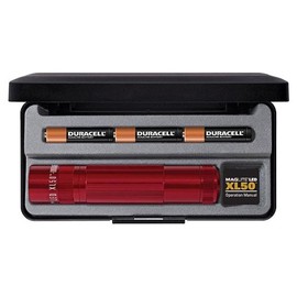 Mag Instrument XL 50 LED Flashlight w/Strobe, Display Box, Red XL50-S3037