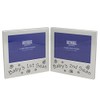 5" x 3" Double Photo Frame, Baby 1st and 2nd