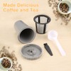 Mtsooning Reusable K Cup with Bottom Filter, Stainless Steel Mesh
