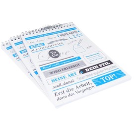 PRICARO Vintage A5 Spiral Bound Notepad (Pack of 3)