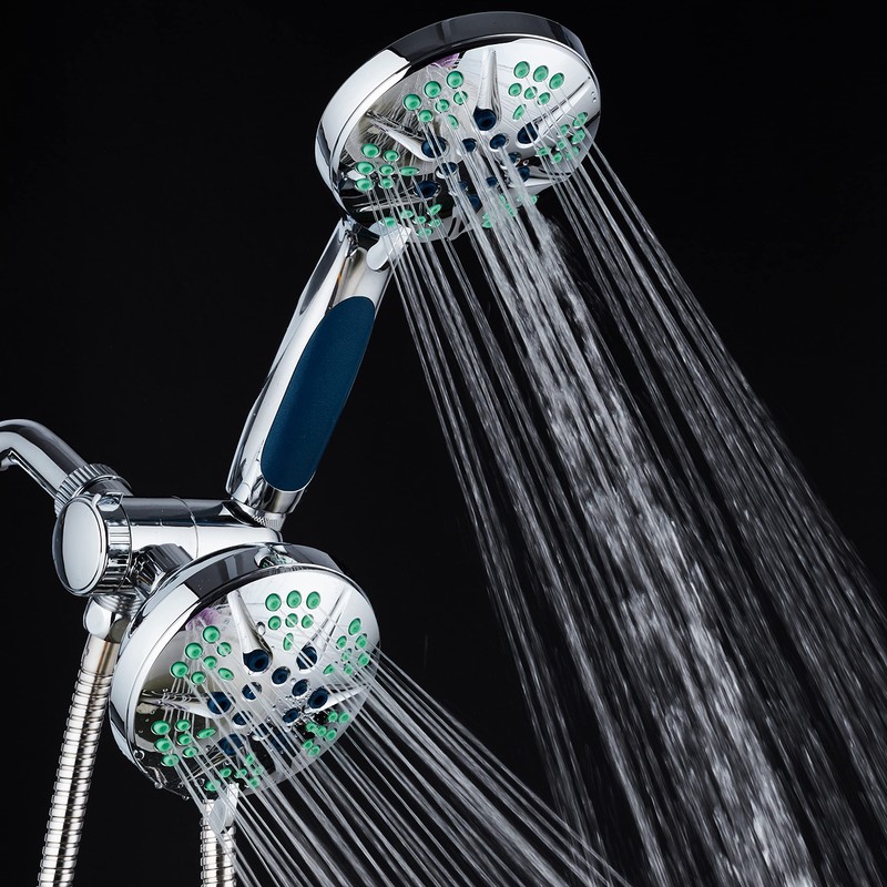 HOTEL SPA – Anti-Clog Shower Heads with Handheld Spray-High Pressure