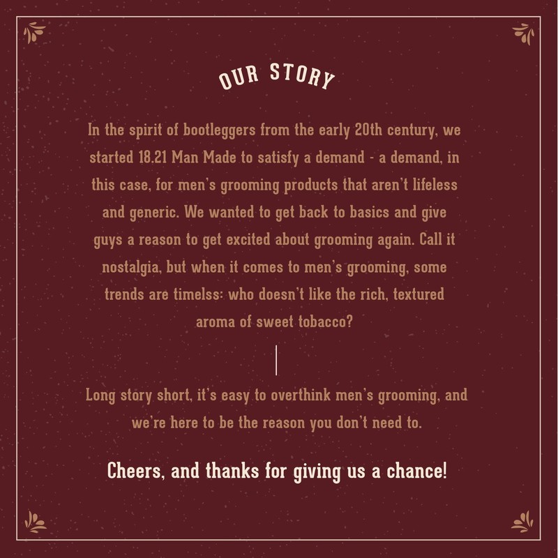 1821 Man Made Anti-Flake Shampoo and Conditioner 473 ml