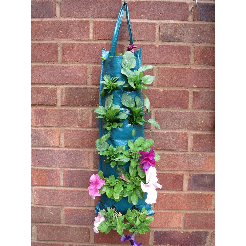 Bowry's Pack of 2 Hanging Strawberry Growbag Planters