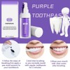 Purple Toothpaste, Purple Toothpaste, White Teeth, Purple Teeth Whitening Toothpaste,