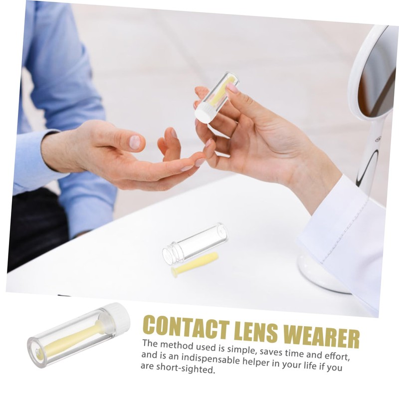 Beavorty Sets Convenient Travel Use Contacts Lens Applicator Small Rgp
