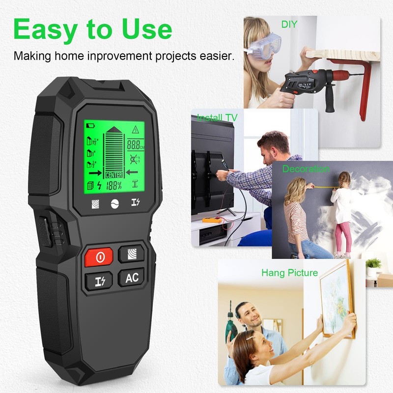 Stud Finder Tool - High Accuracy Stud Finder Tool,Center Edge