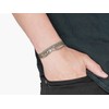 Forest Green & Silver Carabiner Climbing Bracelet, Made from Stainless