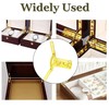 4 Pcs 90 Degree Box Hinges, Heavy Duty Rust-Resistant Jewelry