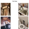 YYST Flexible Laundry Tub Washing Machine Discharge Hose Clip Hose