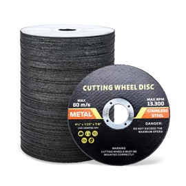 NORJIN 100 Pack 4-1/2 Inch Cutting Wheel, 4-1/2" x 7/8" Metal &Stainless Steel Cut Off Wheel Thin Metal Cutting Disc for Angle Grinder Metal Cutting