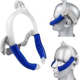 CPAP Replacement DreamWear Nasal Under Nose Headgear with Arms CPAP Headgear Strap with Arms and Covers for DreamWear Nasal Silicone Pillow CPAP Mask